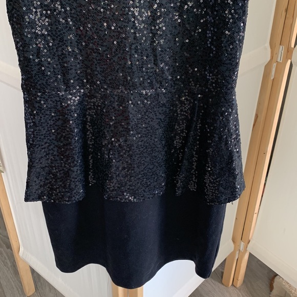 Kensie party dress with sequin, Black, Size S - Picture 5 of 12